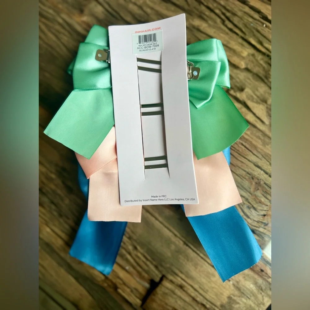 🆕“INSERT BIG BOW HERE” limited edition satin bow 3 pack by Insert Name Here 🎀